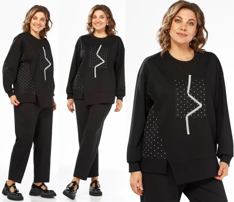 Комплект, блуза, брюки Alani Collection 2687