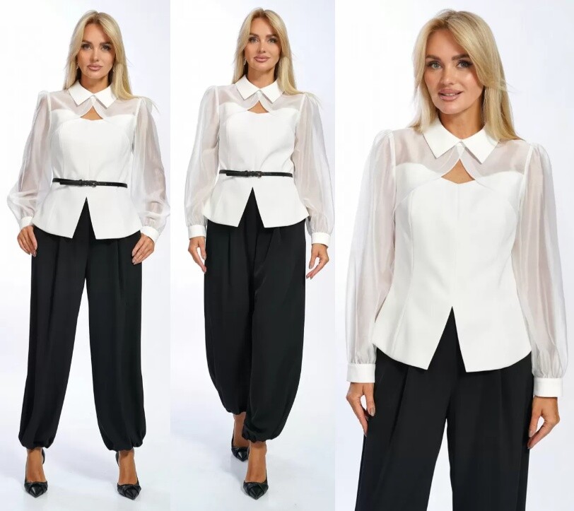 Комплект, блузка, брюки Alani Collection 2659