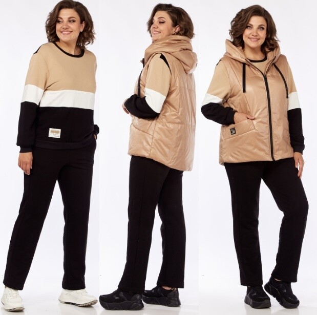 Комплект, жилет, кофта, брюки Diamant 1888