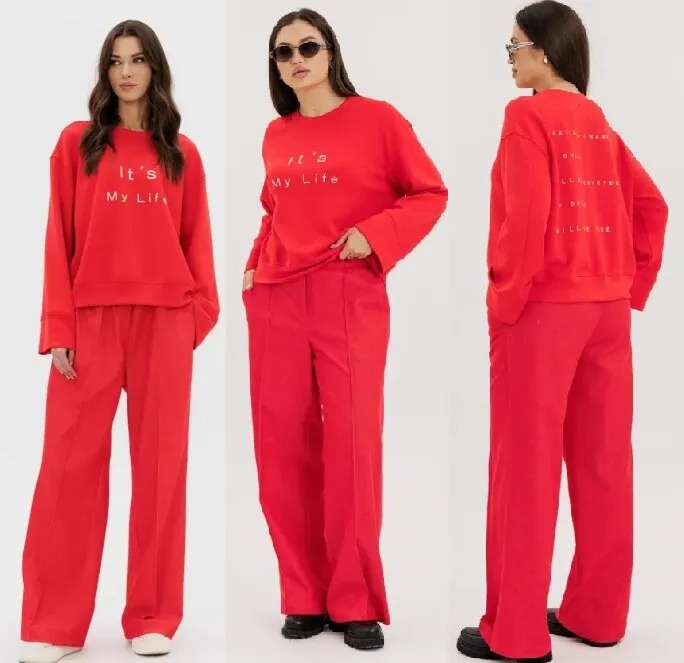 Комплект, джемпер, брюки, свитшот Fantazia Mod 5070