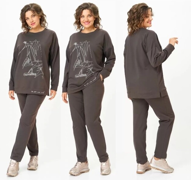 Костюм, свитшот, брюки Stefany 2061-2