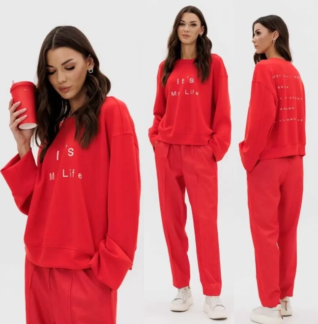 Комплект, джемпер, брюки, свитшот Fantazia Mod 5068