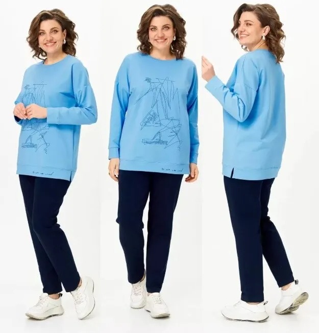 Костюм, свитшот, брюки Stefany 2061-3