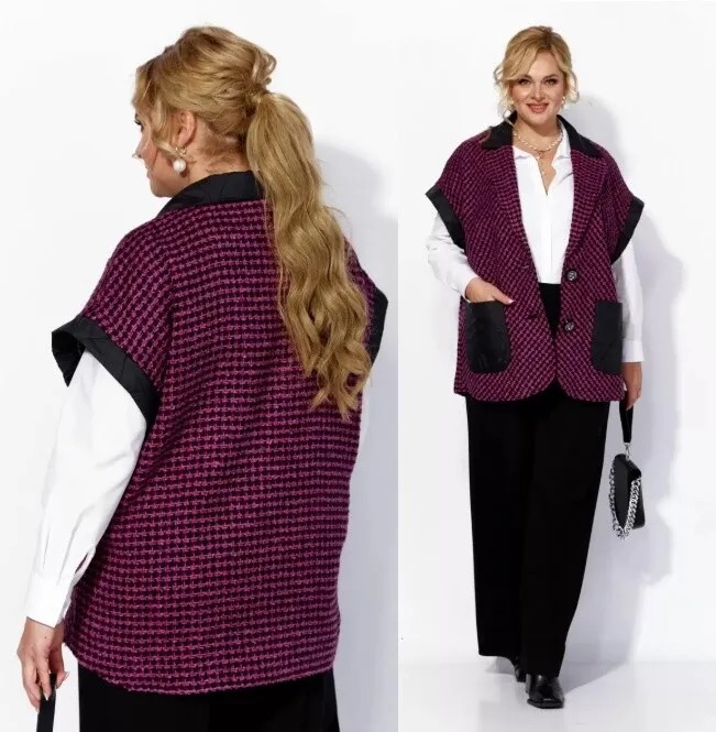 Жилет, пальто Anastasia 1166-2