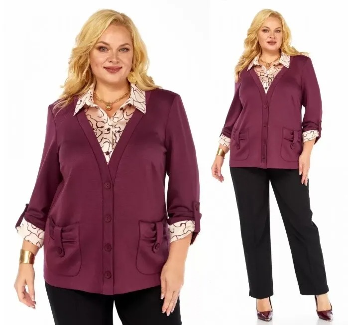 Джемпер, блуза Элль-Стиль 541.9