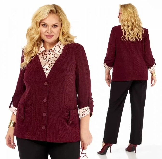 Джемпер, блуза Элль-Стиль 541.11