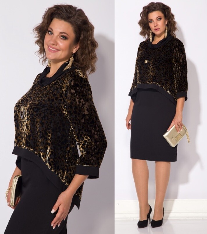 Комплект, платье, блузон Liliana 1264