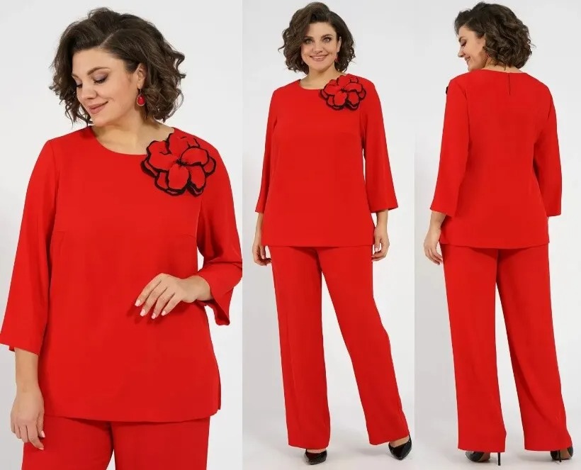 Комплект, брюки, блуза Alani Collection 2053