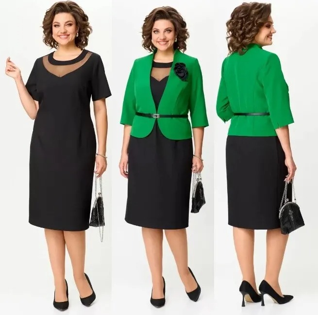 Комплект, платье, жакет Aira Style 2434