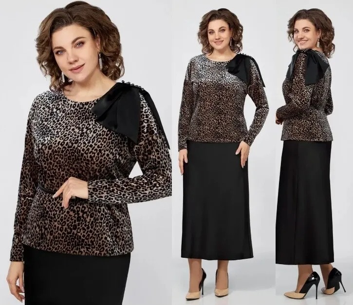 Комплект, блуза, юбка, блузка Mira Fashion 5513