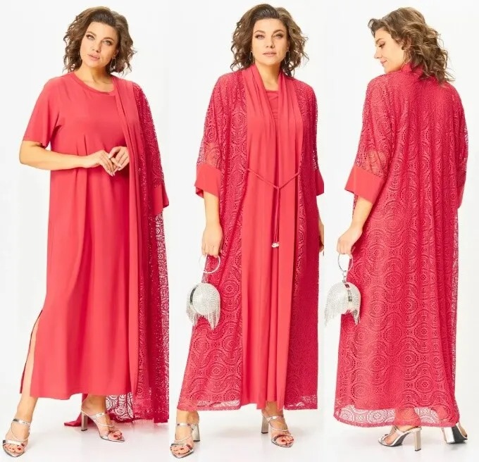 Комплект, кардиган, платье Michel Chic 1417К