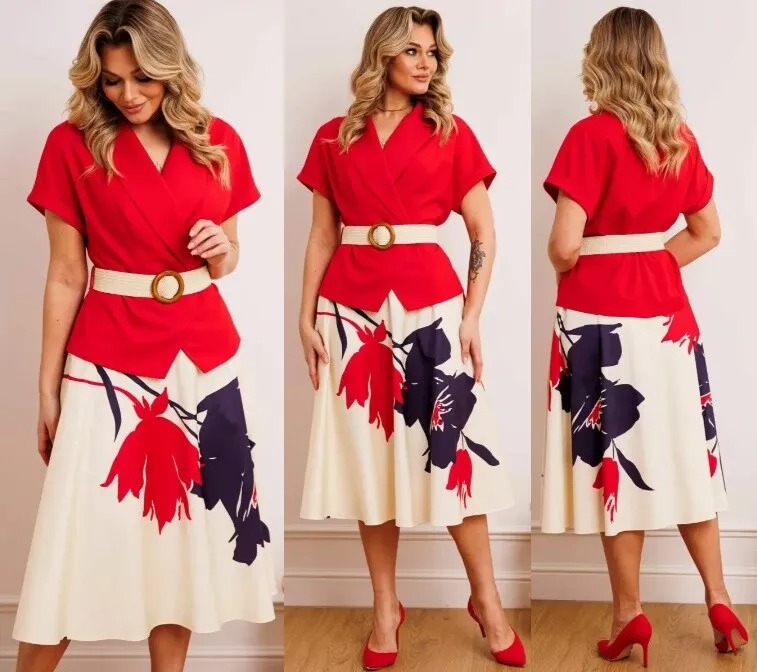 Комплект, жакет, юбка Мода Юрс 2641-1