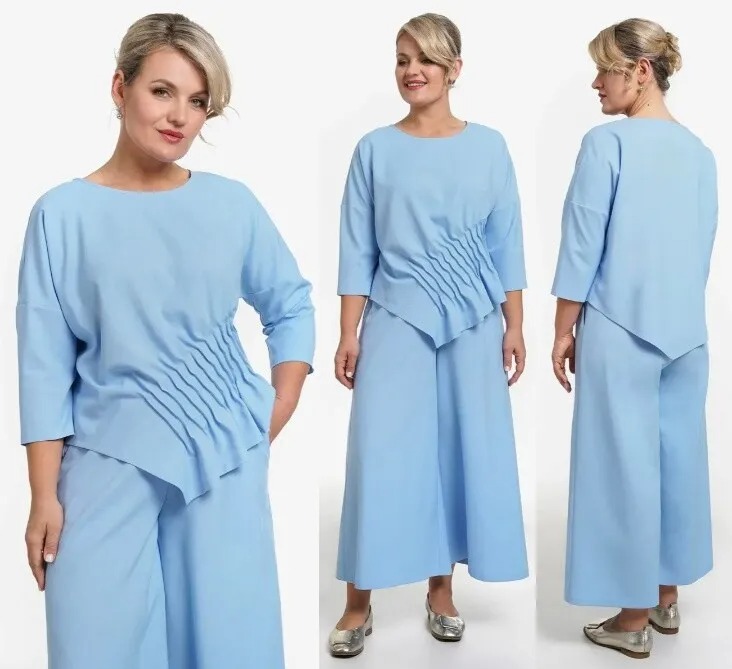 Комплект, блузон, юбка, брюки Alani Collection 2311Г
