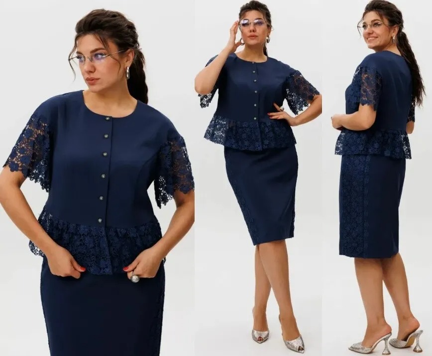 Комплект, жакет, юбка Anelli 1614