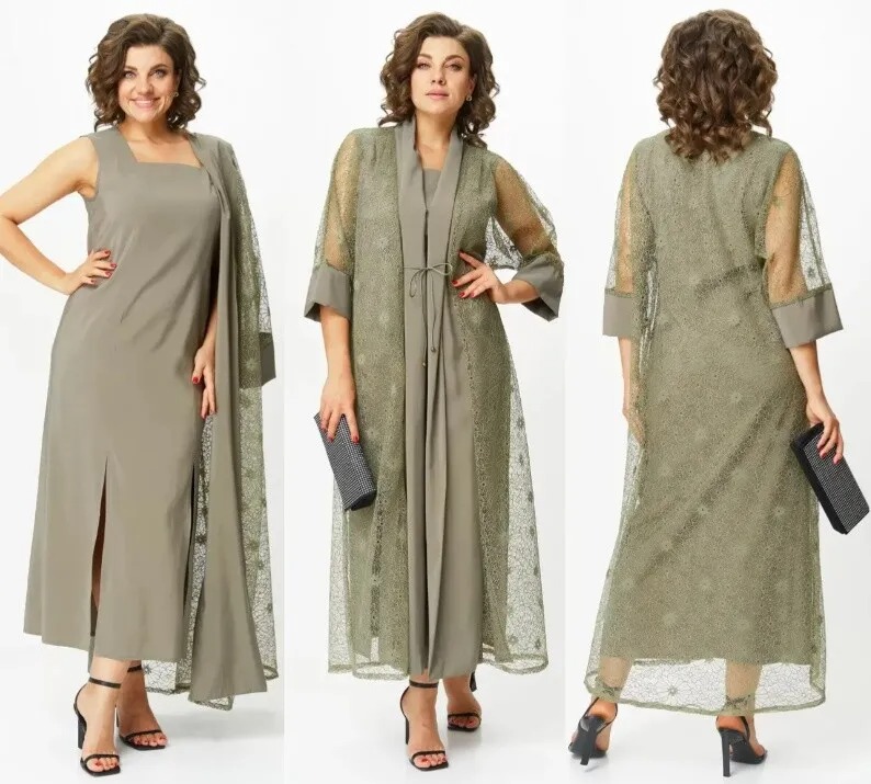 Комплект, кардиган, платье Michel Chic 1421