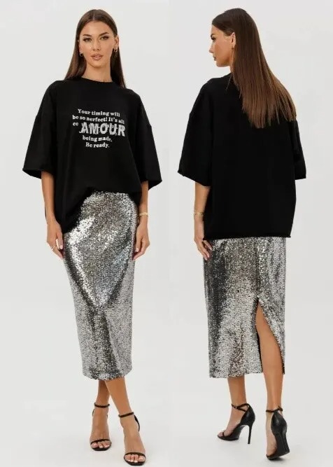 Комплект, майка, юбка Ларс Стиль 1122