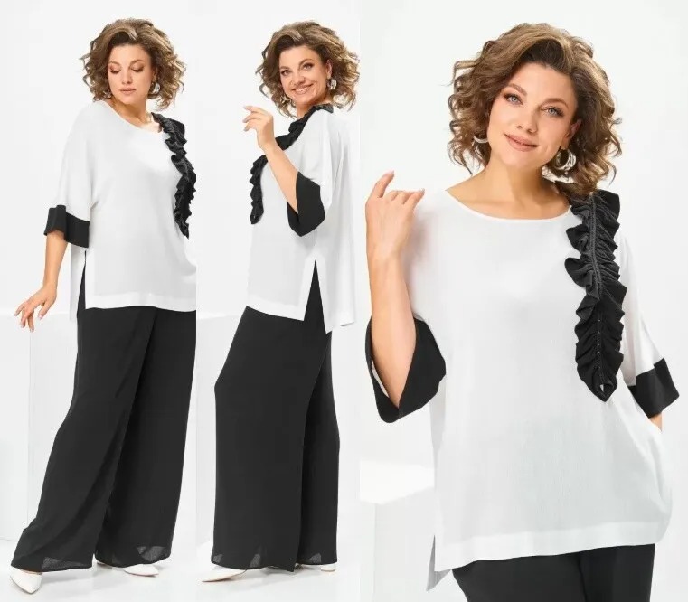 Костюм, блузка, брюки Romanovich Style 2-2834