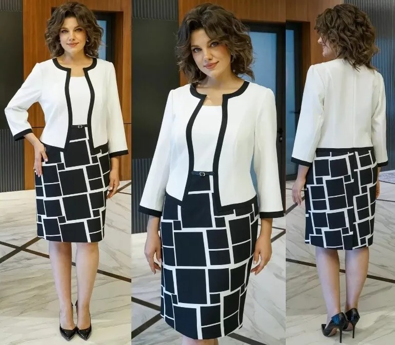 Платье, жакет Alani Collection 2415