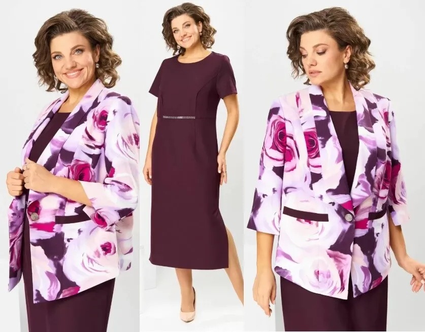 Комплект, жакет, платье Romanovich Style 3-2559