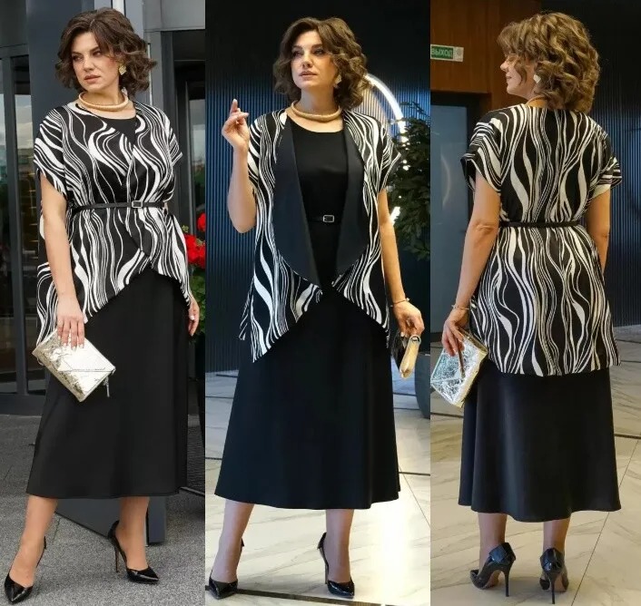 Комплект, блузон, платье Alani Collection 2434