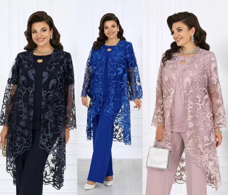 Костюм, кардиган, блузка, брюки Ninele 6078