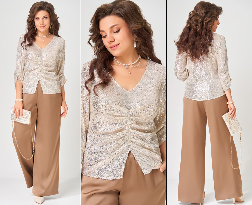 Комплект, блузка, брюки Fita 3212