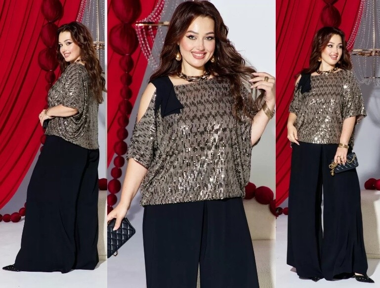 Комплект, блуза, брюки Vittoria Queen 26233