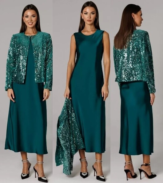 Комплект, жакет, платье Ларс Стиль 1158