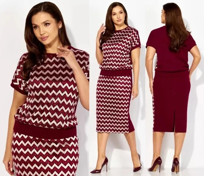 Комплект, блуза, юбка Taier 1331