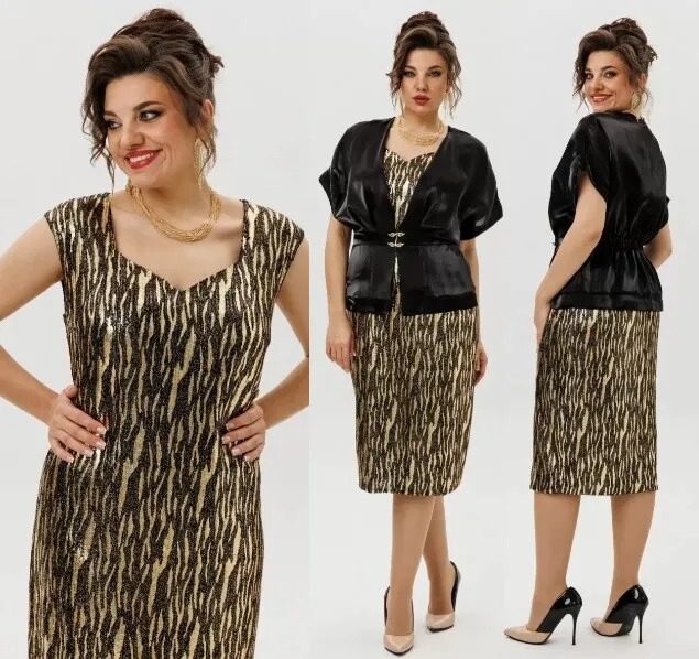 Комплект, платье, блуза Mira Fashion 5642