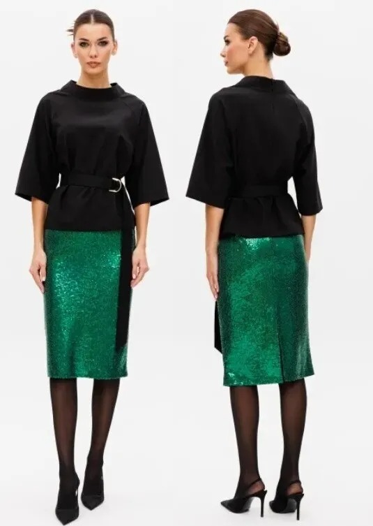 Комплект, блузон, юбка Ларс Стиль 999