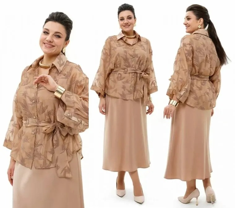 Комплект, блуза, платье Alani Collection 2429-2