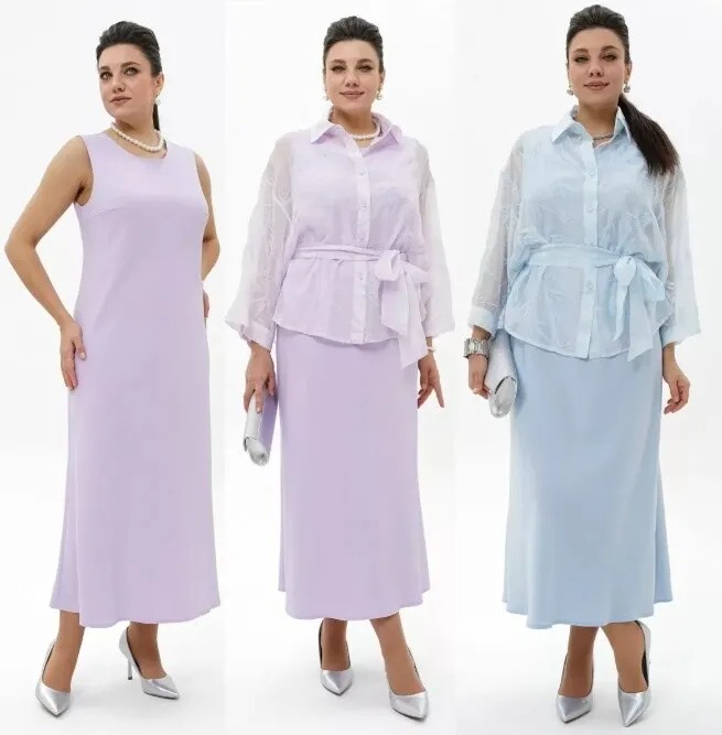 Комплект, блуза, платье Alani Collection 2429