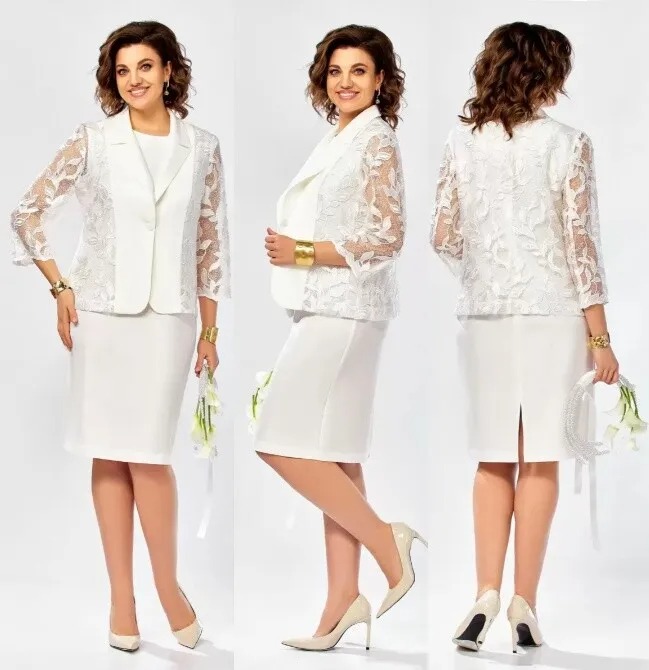 Комплект, жакет, платье Ольга Стиль С-997