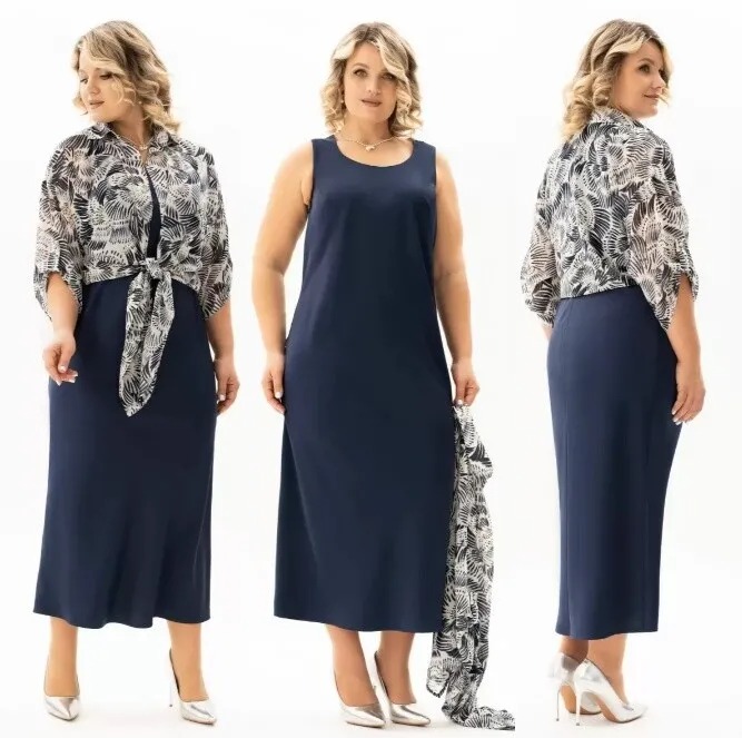 Комплект, рубашка, платье Algranda А4078-с