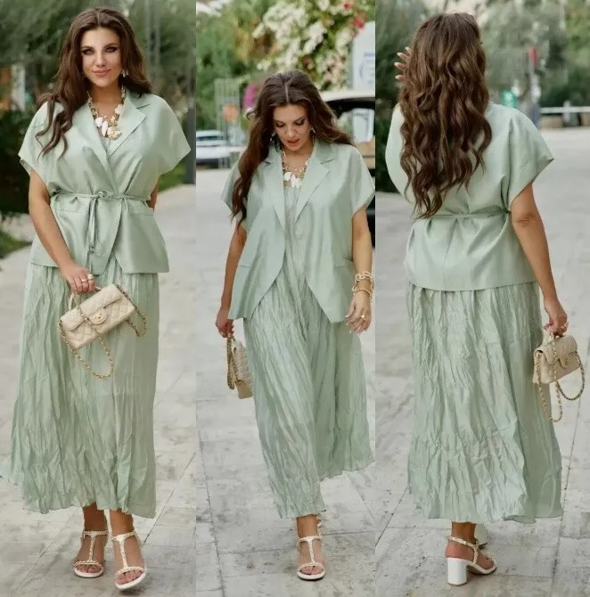 Комплект, жилет, платье, жакет Vittoria Queen 28013/1