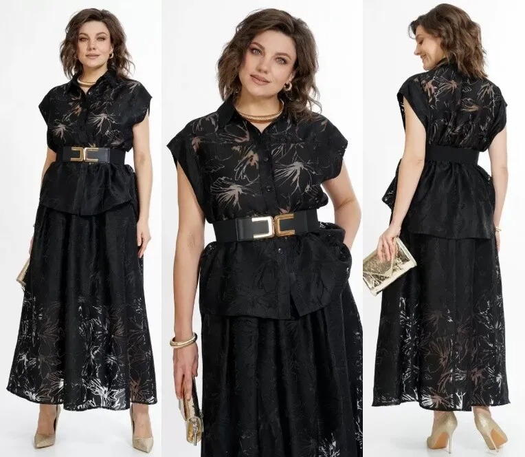 Комплект, блуза, юбка Alani Collection 2520