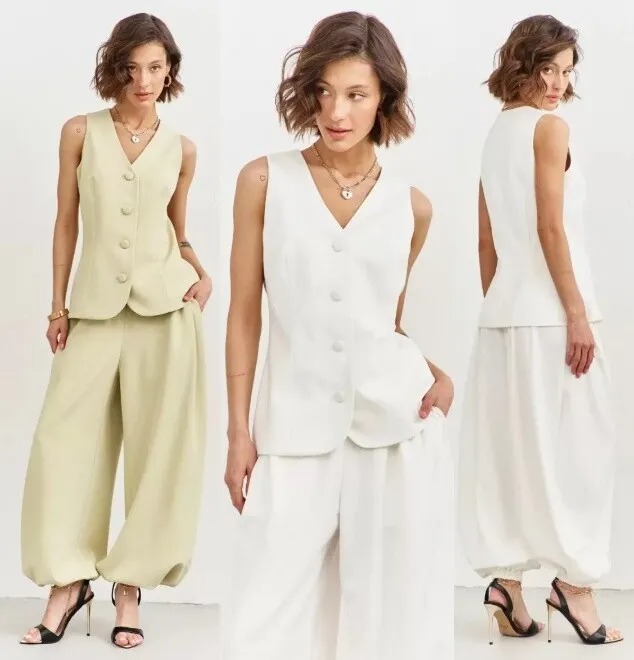 Комплект, жилет, брюки, костюм Rinka 1507