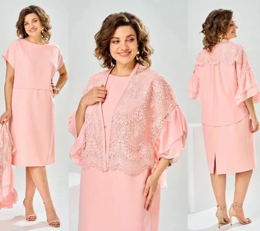 Комплект, кардиган, платье, жакет Romanovich Style 3-2930