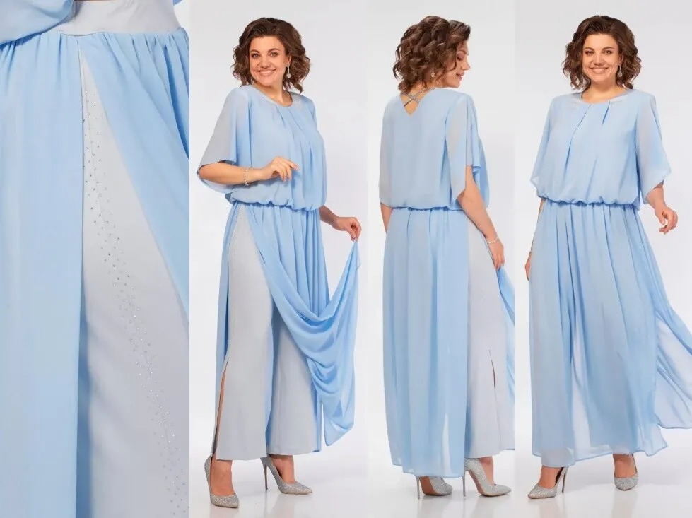 Комплект, брюки, блуза Mira Fashion 5687