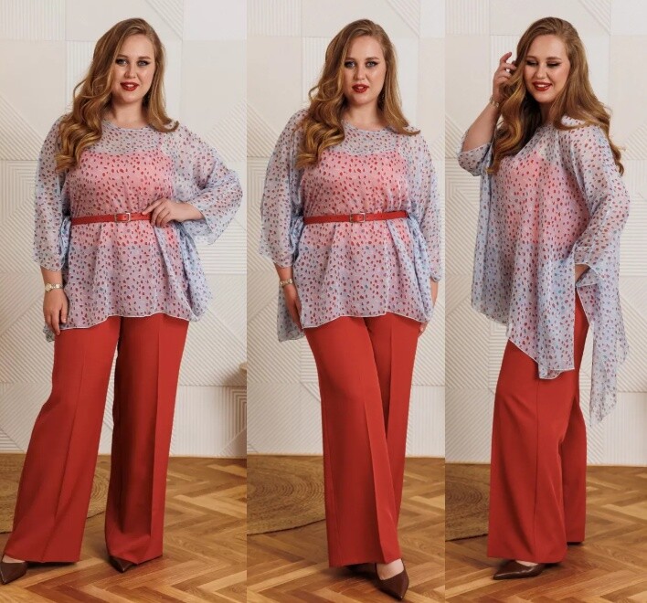 Комплект, туника, топ, брюки Anastasia 1364.1
