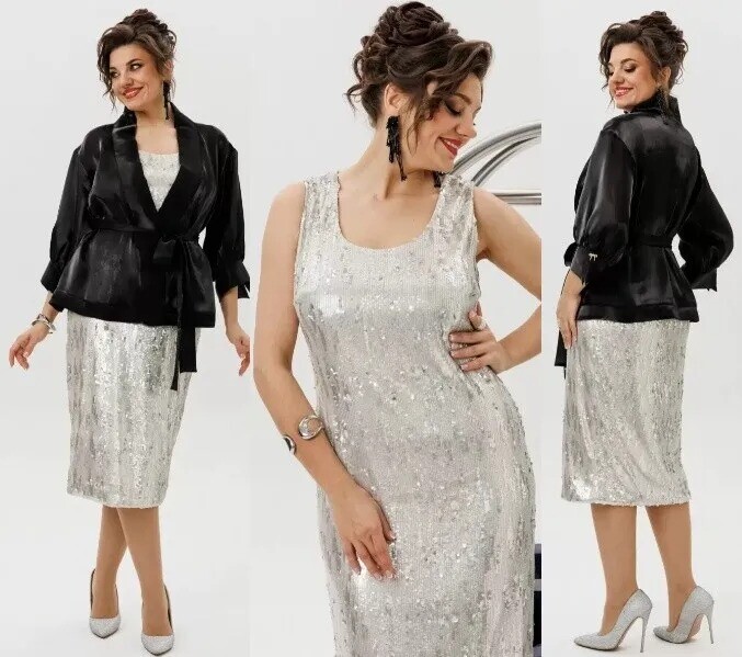 Комплект, платье, блузка Mira Fashion 5631