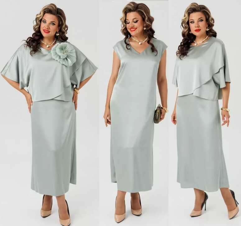 Комплект, платье, блуза Mira Fashion 5743-2