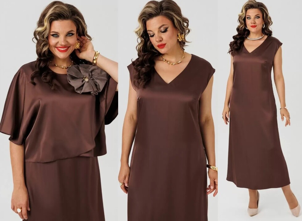 Комплект, платье, блуза Mira Fashion 5743-6