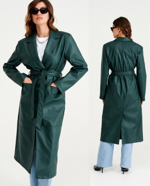 Тренч Mua 45-203-green