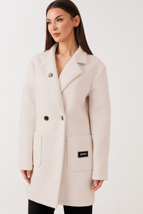 Пальто V&N Fashion 1116_пудра