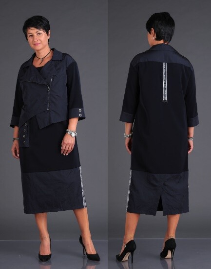 Платье, жакет ZigzagStyle 366