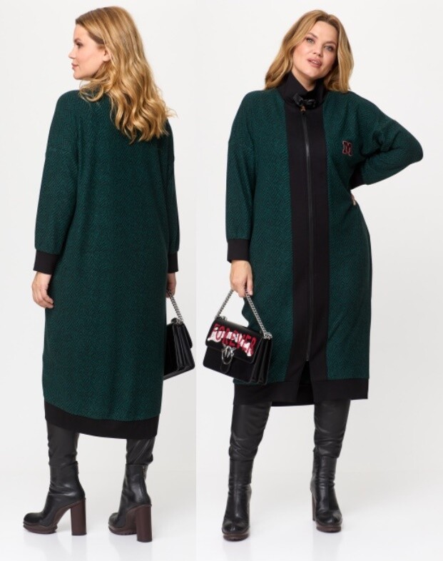 Платье, кардиган Michel Chic 2139