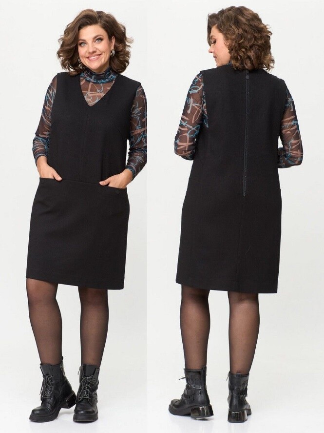 Комплект, блуза, сарафан Le Collect 449