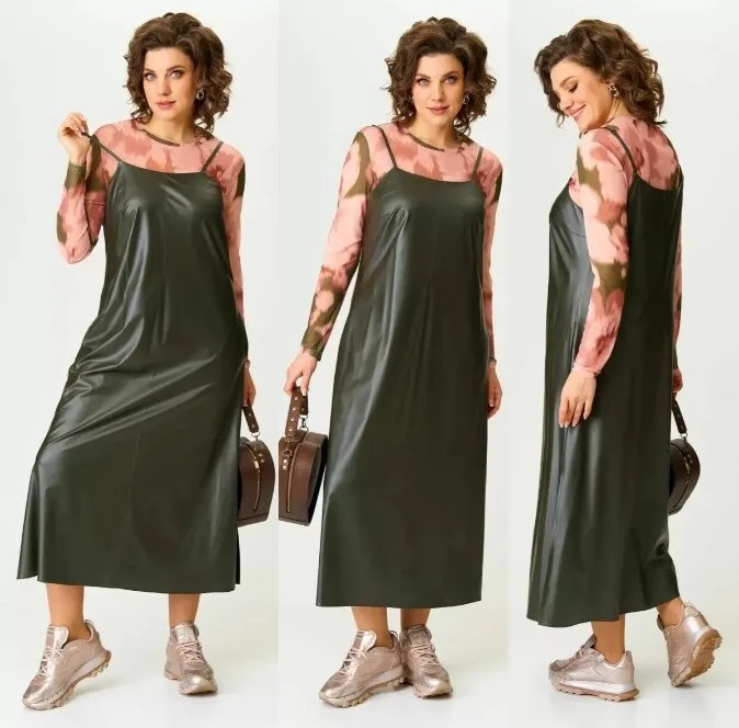 Комплект, лонгслив, сарафан Karina Delux M-1315